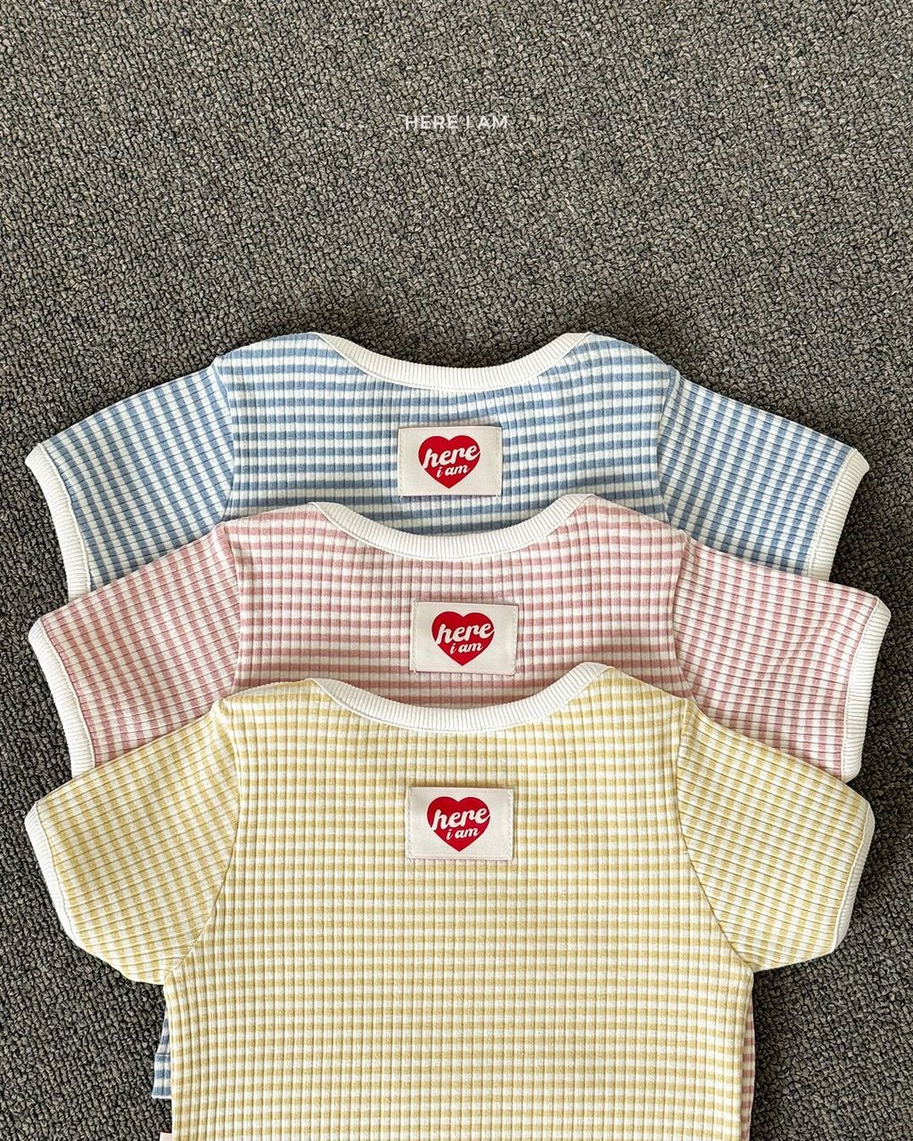 here i am 糖果橫條紋家居服套裝 06