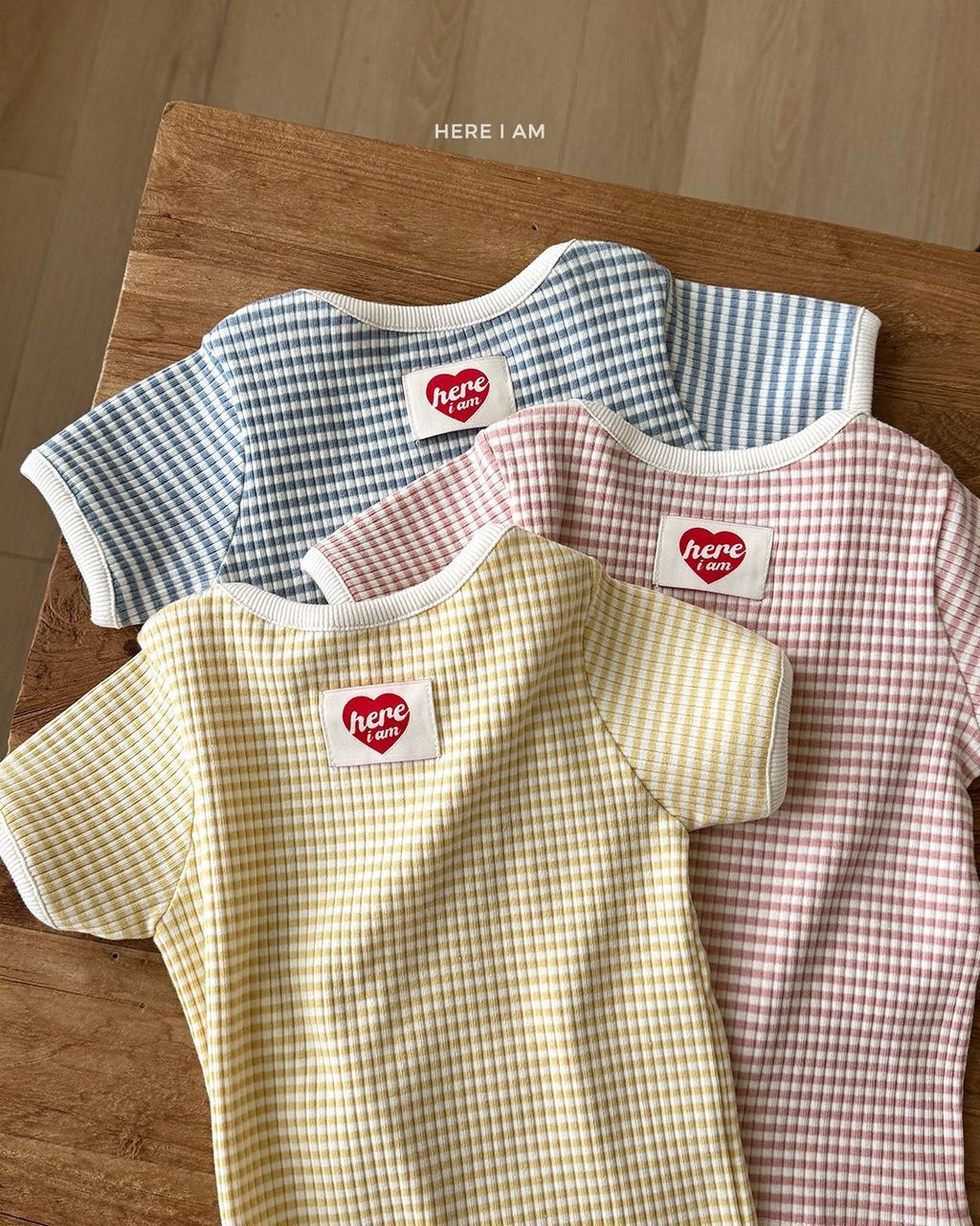 here i am 糖果橫條紋家居服套裝 05