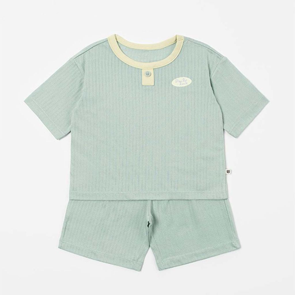 HAPPY PRINCE Reef 網眼家居服套裝 薄荷色