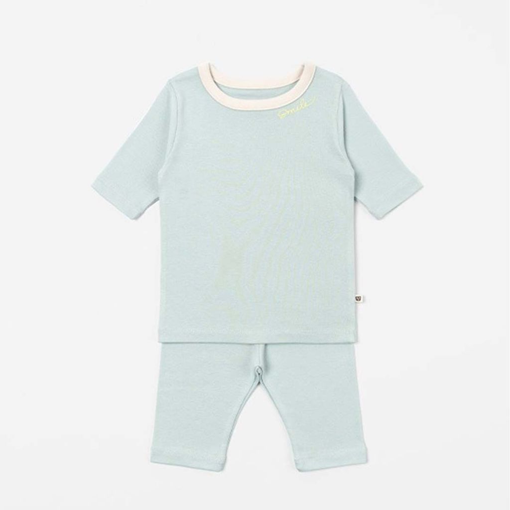 HAPPY PRINCE SMILE 彈性家居服套裝 薄荷綠