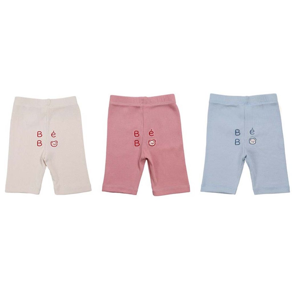 BEBOLIEN 字母小熊刺繡短褲 02