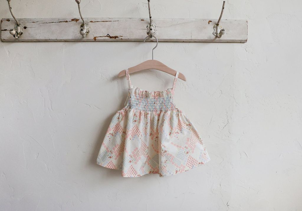 puellaFLO Berry碎花抓皺吊帶悲心 06