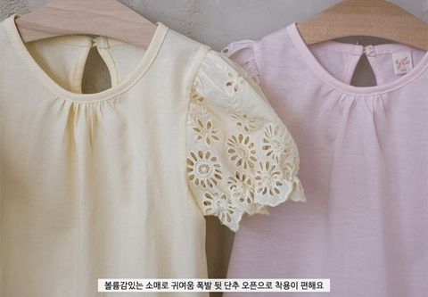 puellaFLO Via蕾絲蓬袖上衣 detail