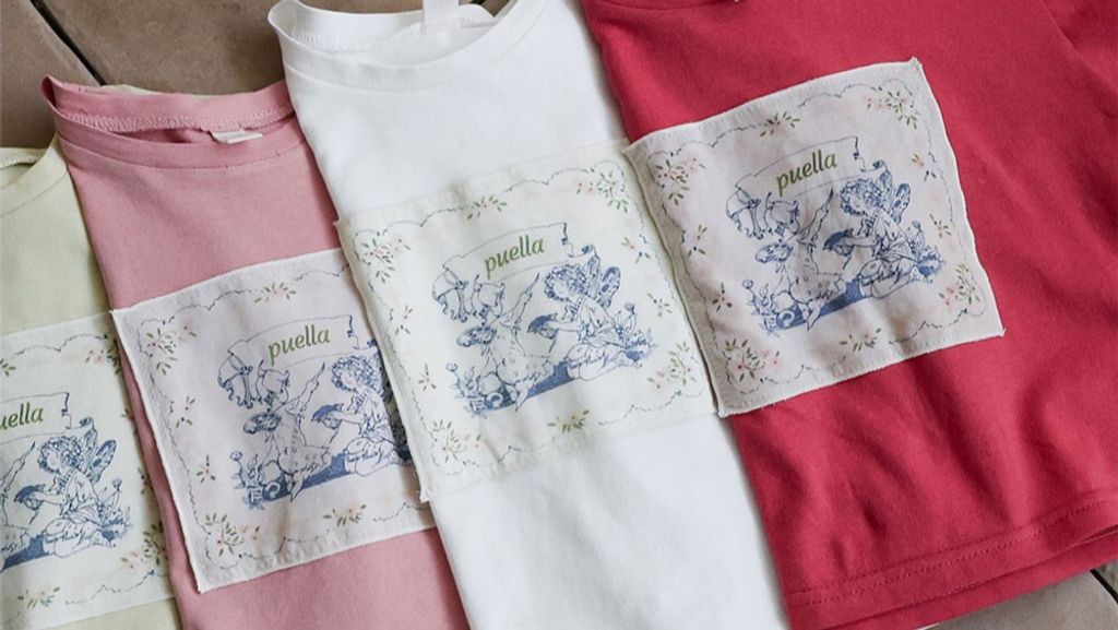 puellaFLO Sienna水墨短袖上衣 detail