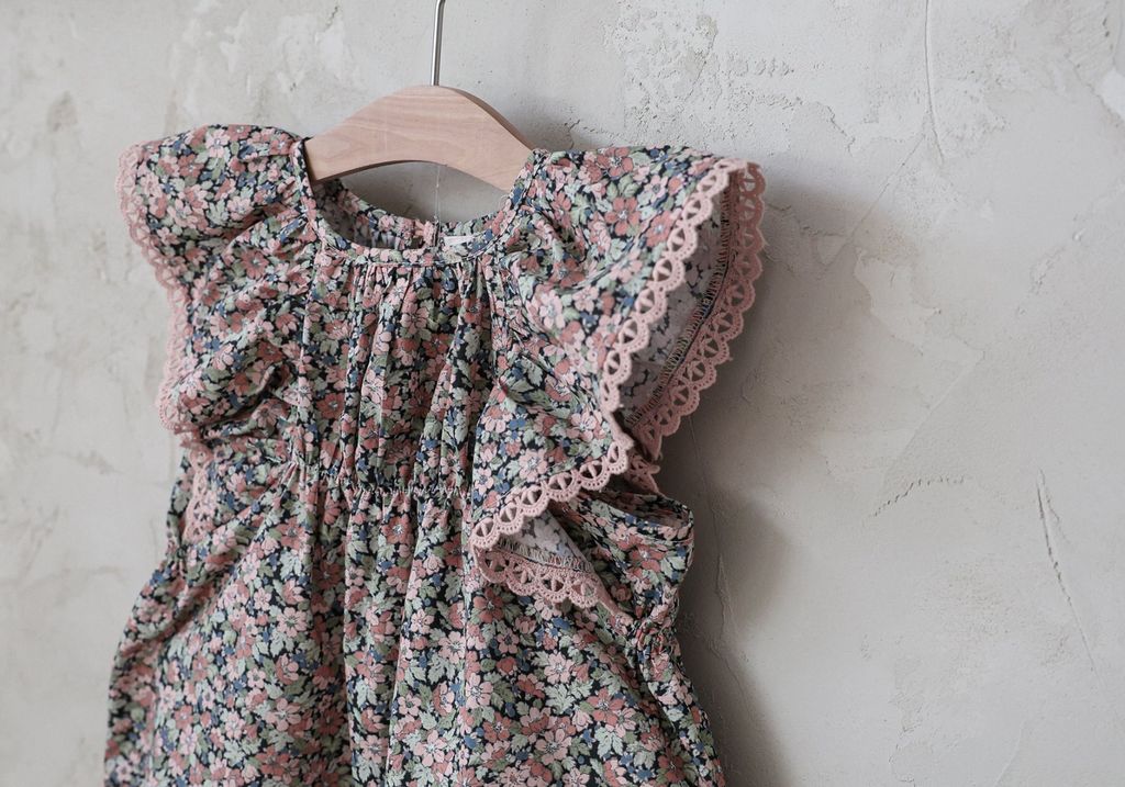 puellaFLO Roda飛袖碎花洋裝 13