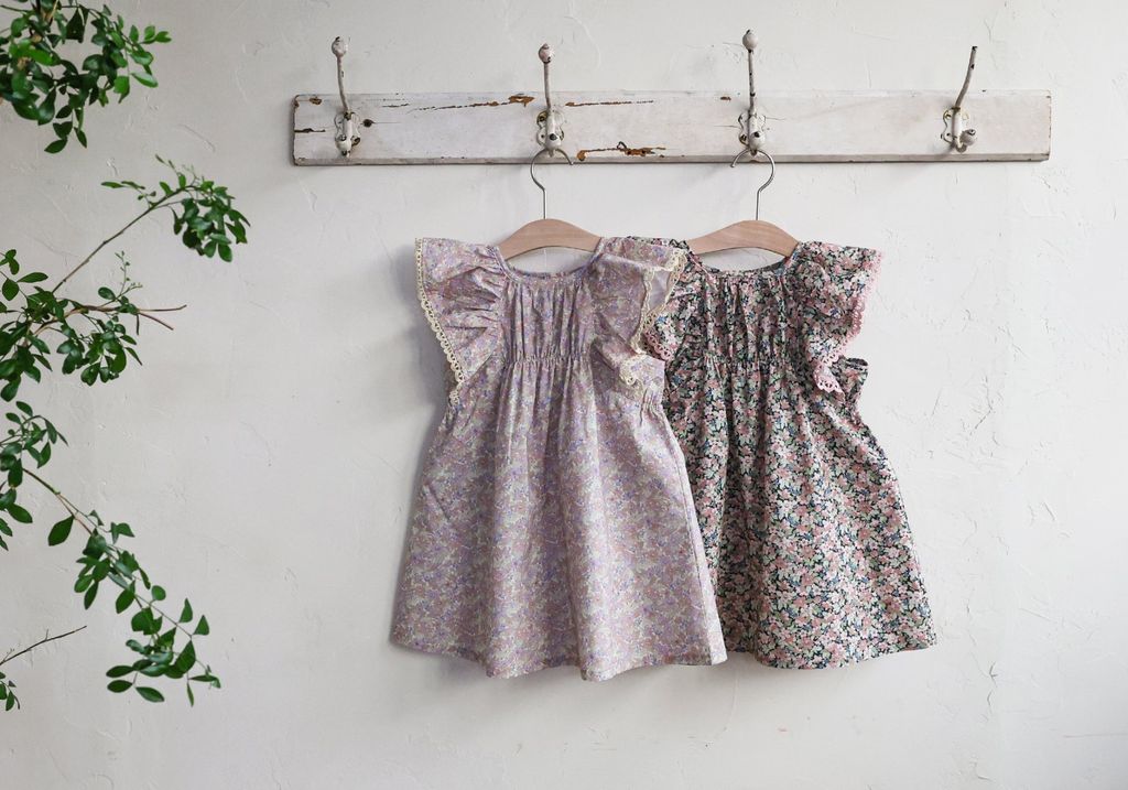 puellaFLO Roda飛袖碎花洋裝 08