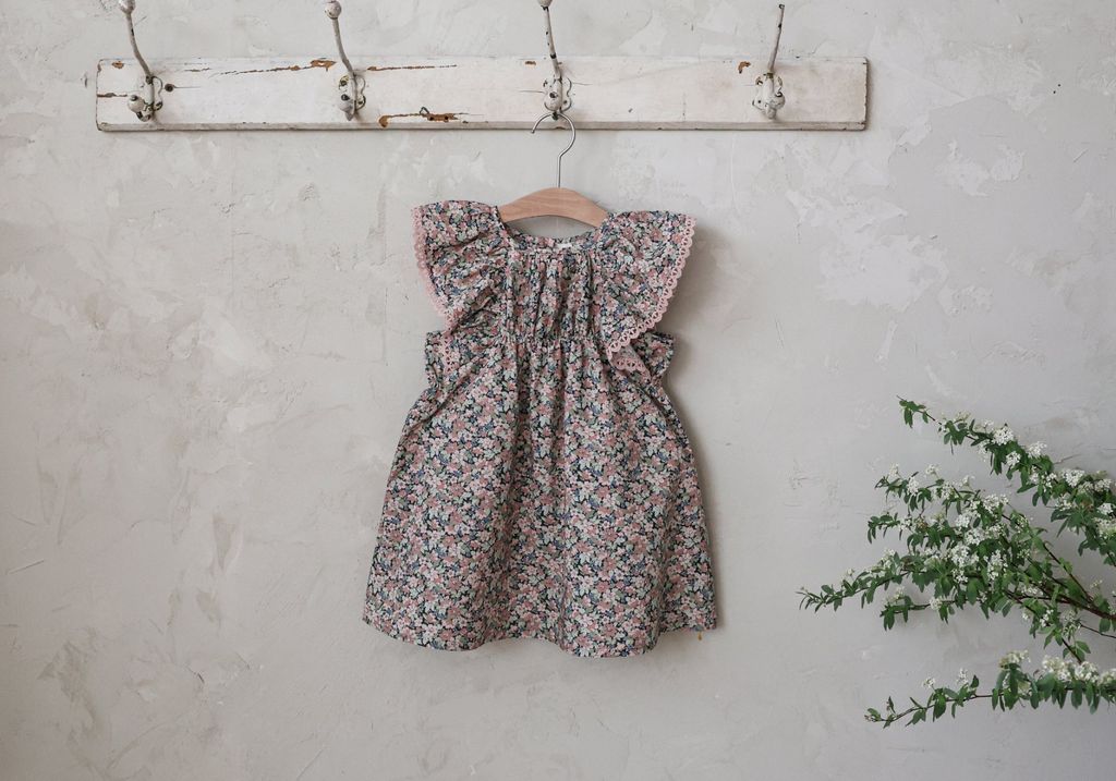 puellaFLO Roda飛袖碎花洋裝 12