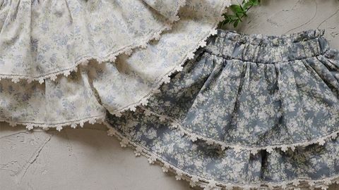 puellaFLO Lala碎花蛋糕短褲 detail