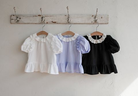 puellaFLO Renne蕾絲領蓬袖上衣 14