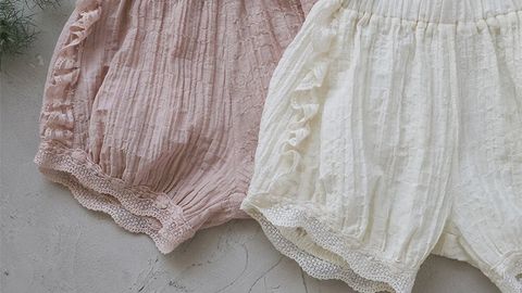 puellaFLO pling荷葉滾邊花苞褲 detail