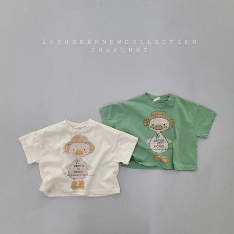 thefunny鴨子塗鴉短袖T 01