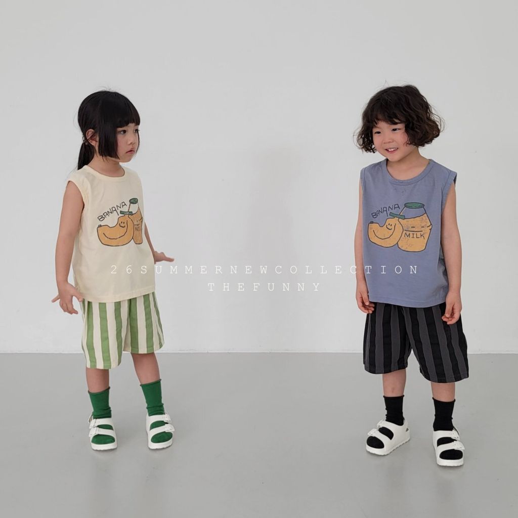 thefunny香蕉牛奶塗鴉背心 04