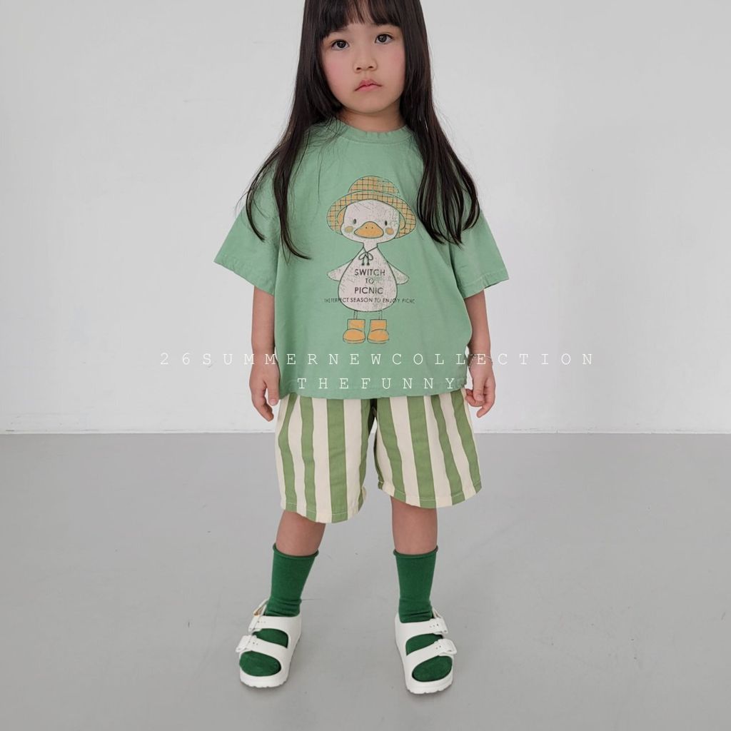 thefunny直條紋短褲 07