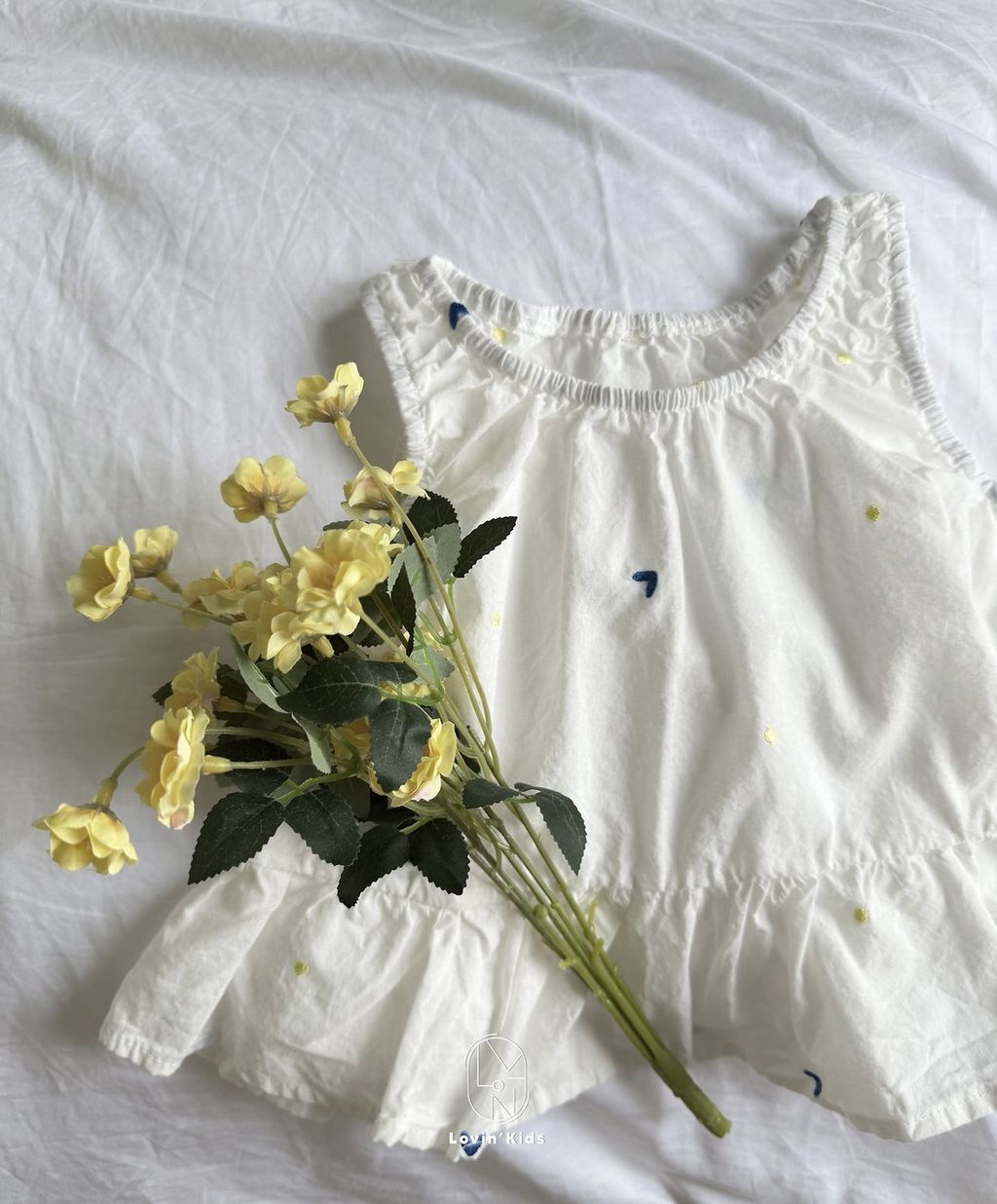 lovin 愛心刺繡傘擺背心 03