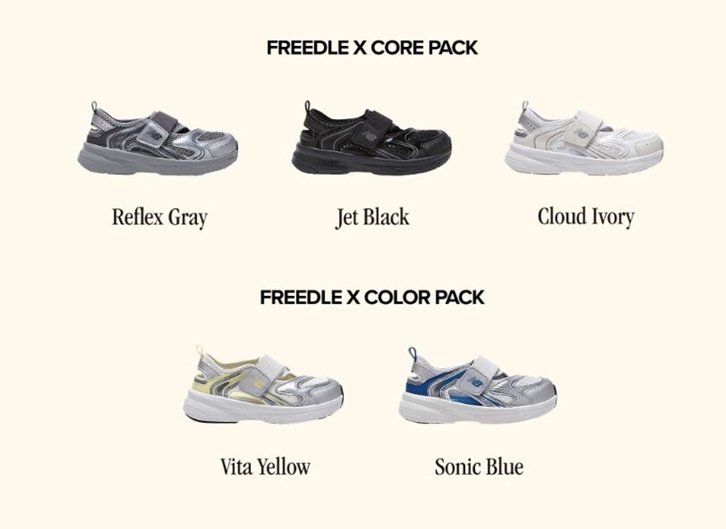 new balance freedle x代購 color