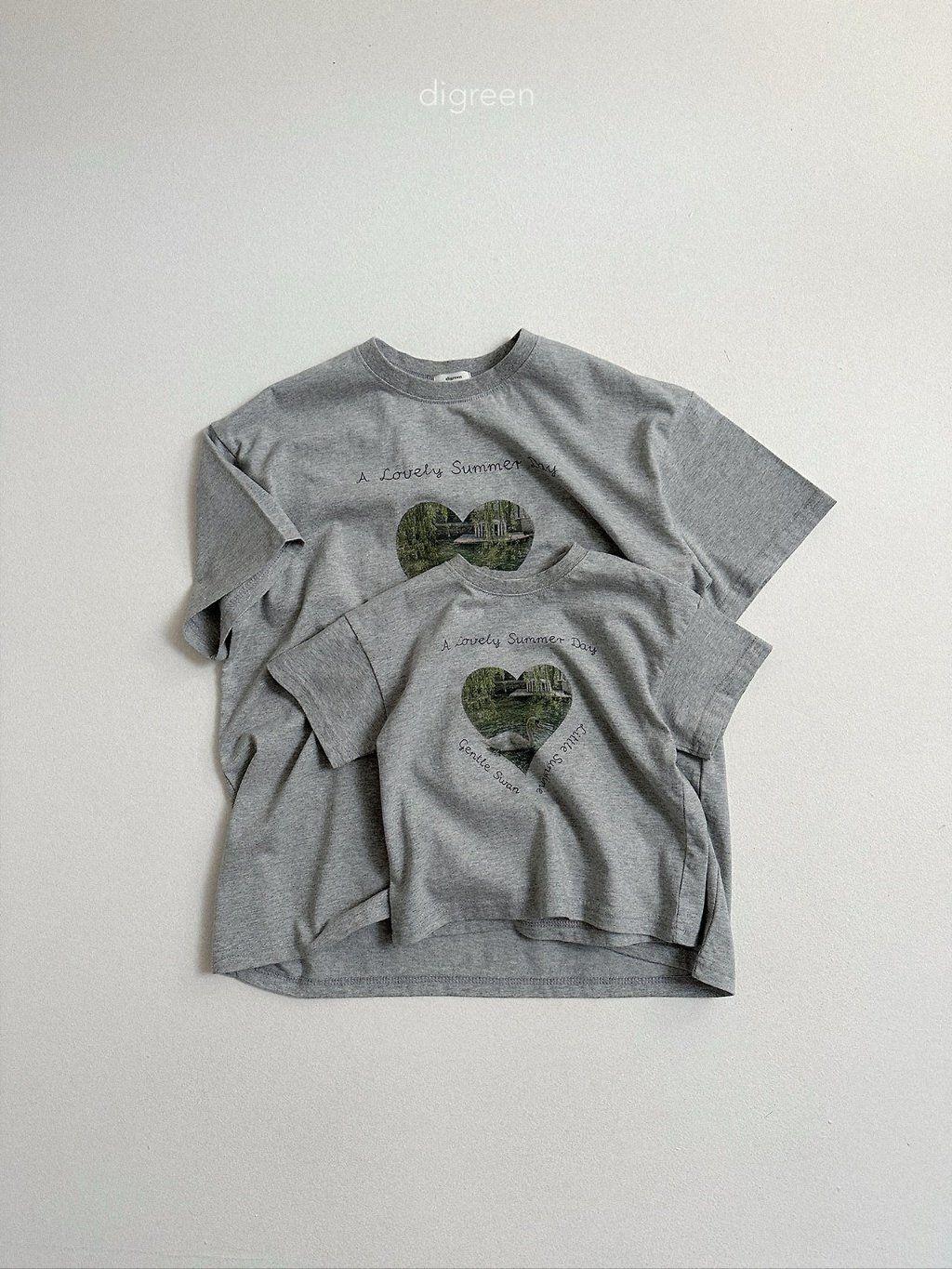 digreen pure swan tee 庭園愛心短袖T 033