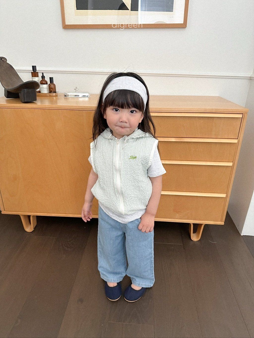 digreen milky hood vest 糖果格子連帽背心 16