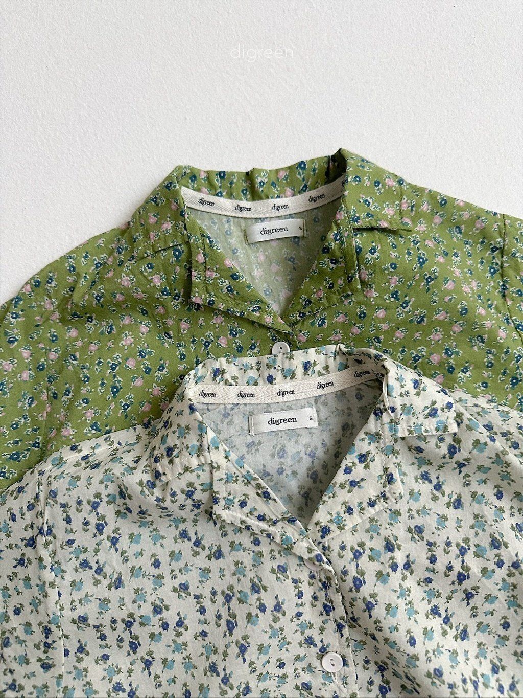 digreen flora shirt 度假碎花襯衫 02