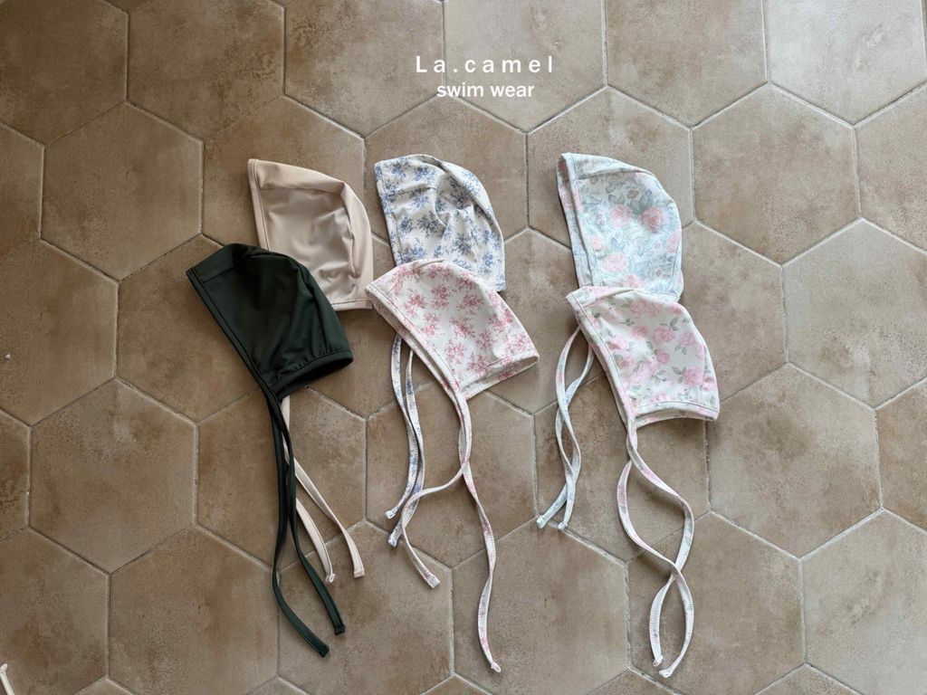 LACAMEL綁帶泳帽 02