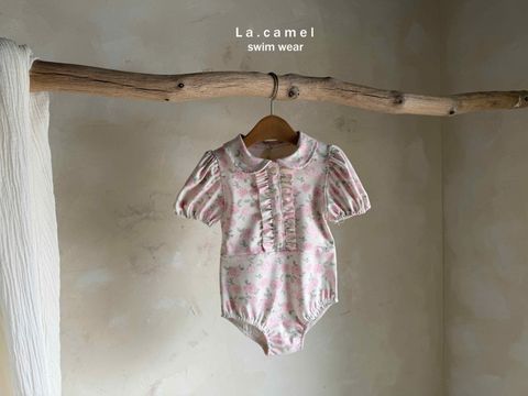 LACAMEL ROSE玫瑰翻領泳裝 09