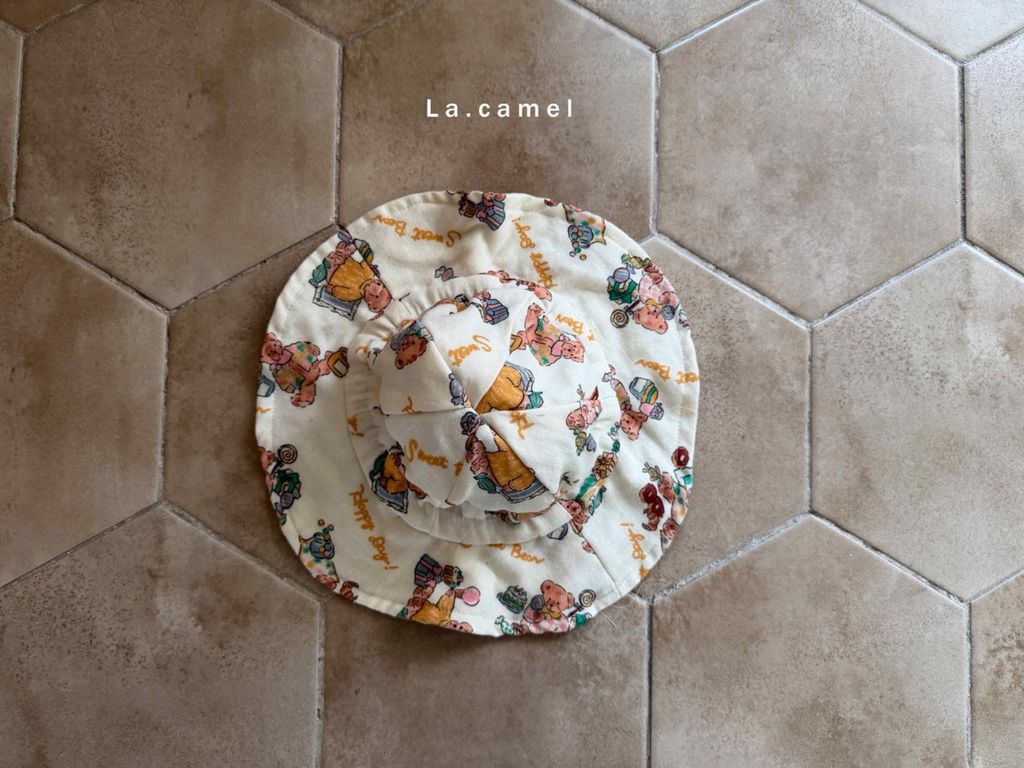 LACAMEL印花遮陽帽 07