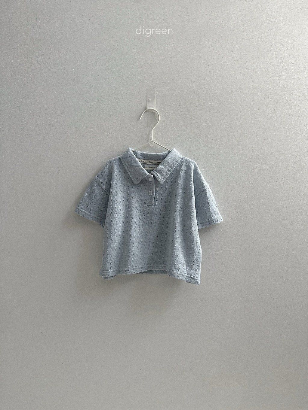 DIGREEN 花紋洞洞POLO衫 04
