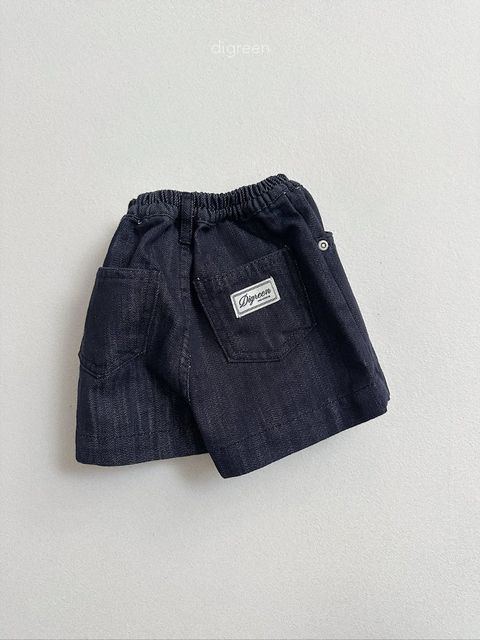 DIGREEN 黑牛仔短褲 03