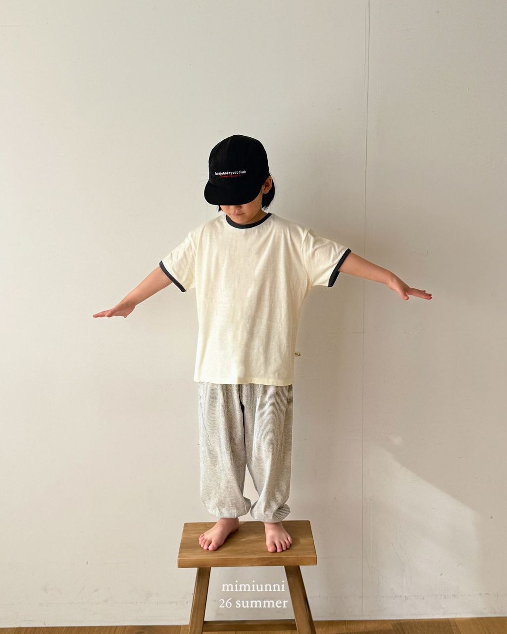 MIMIUNNI 配色短袖T 05