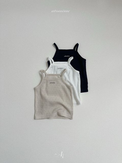 atomeme品牌刺繡洞洞背心 01
