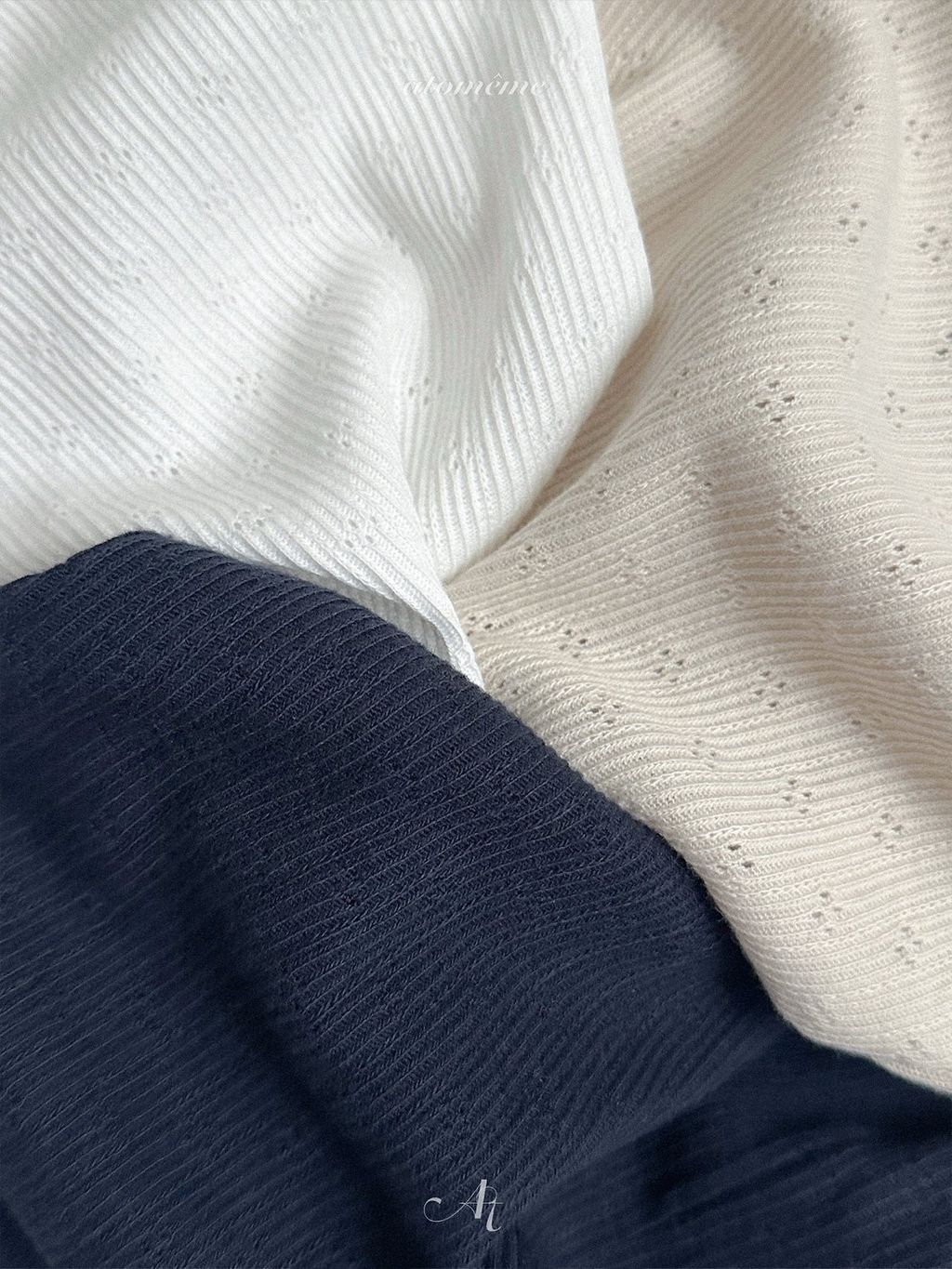 atomeme品牌刺繡洞洞背心 03