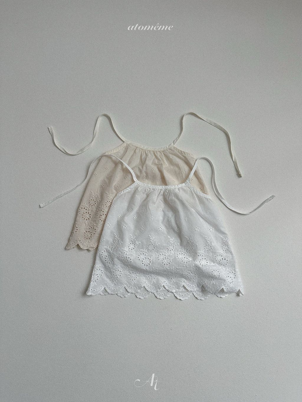 atomeme綁帶蕾絲背背心 06
