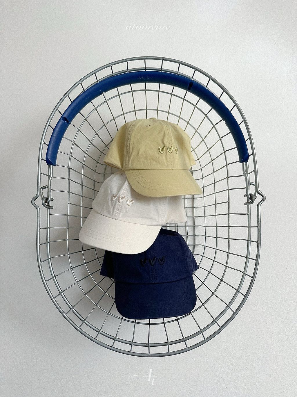 atomeme愛心刺繡鴨舌帽13