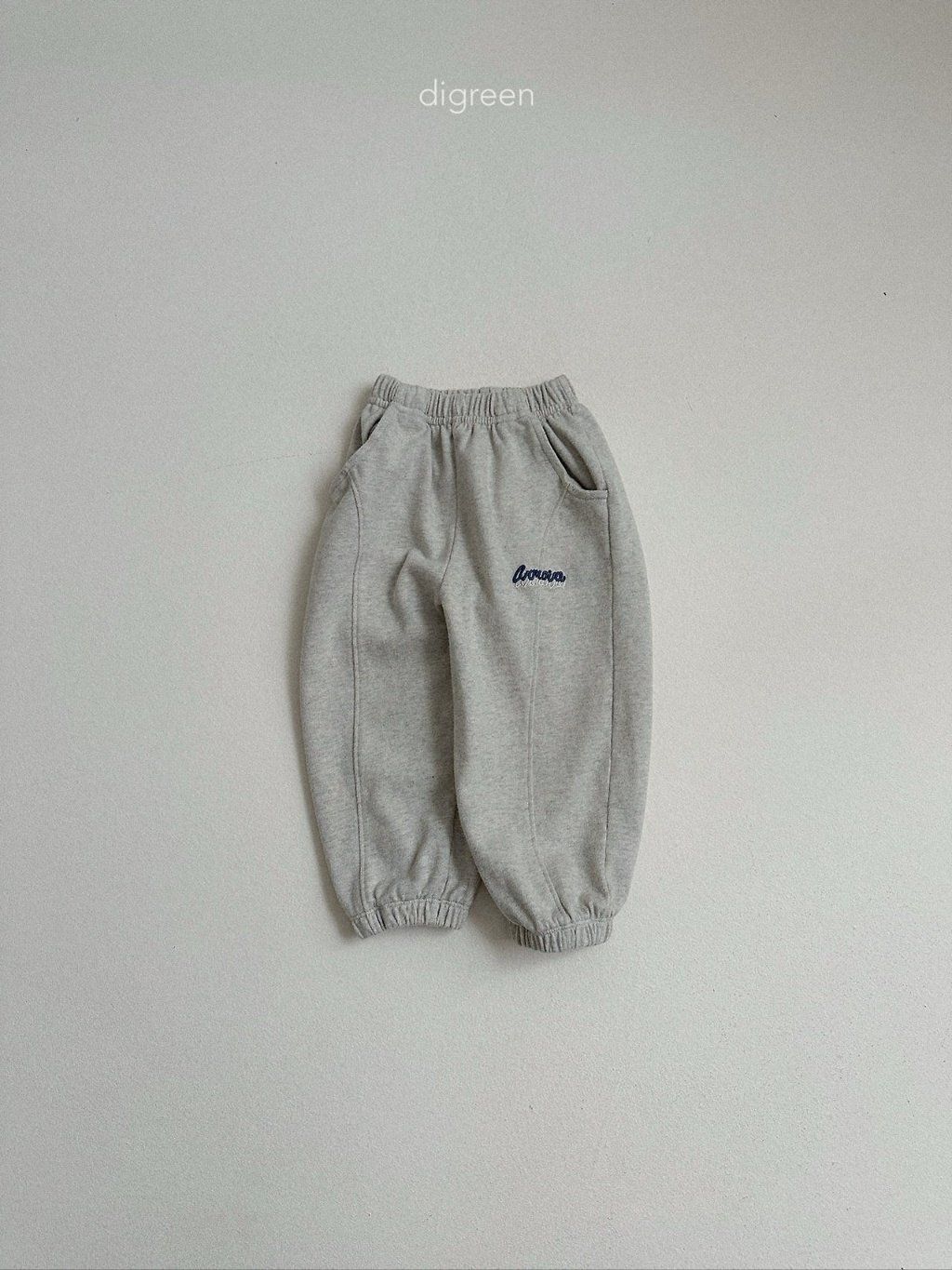 digreen 刺繡線條棉褲 03