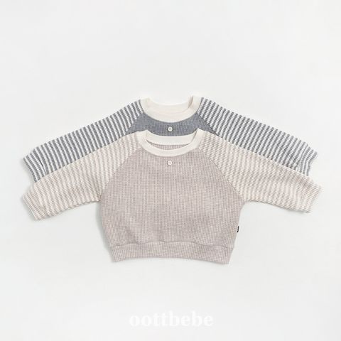 oottbebe stripe waffle set 10