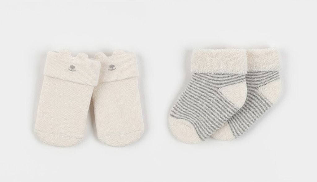 gombinewbornsocks2in1set_Gray