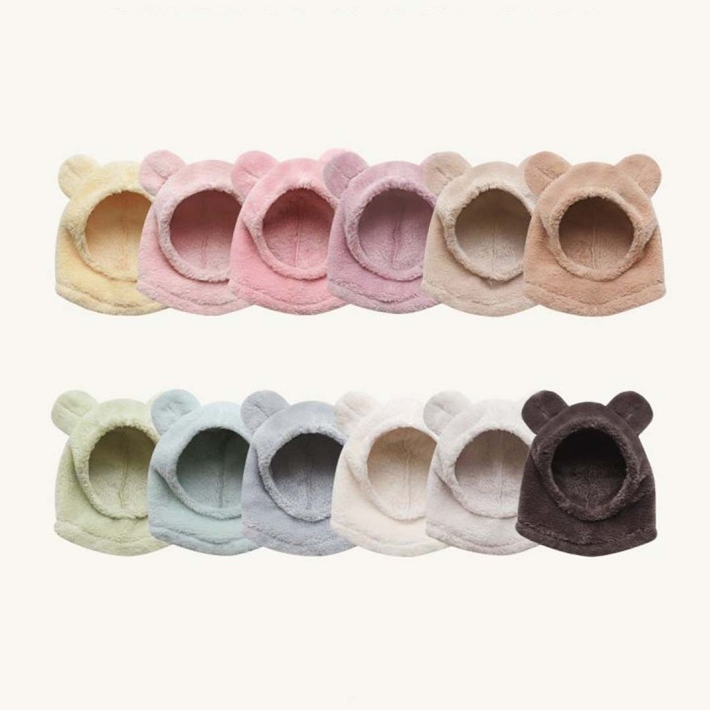 kinder fleece bear hats