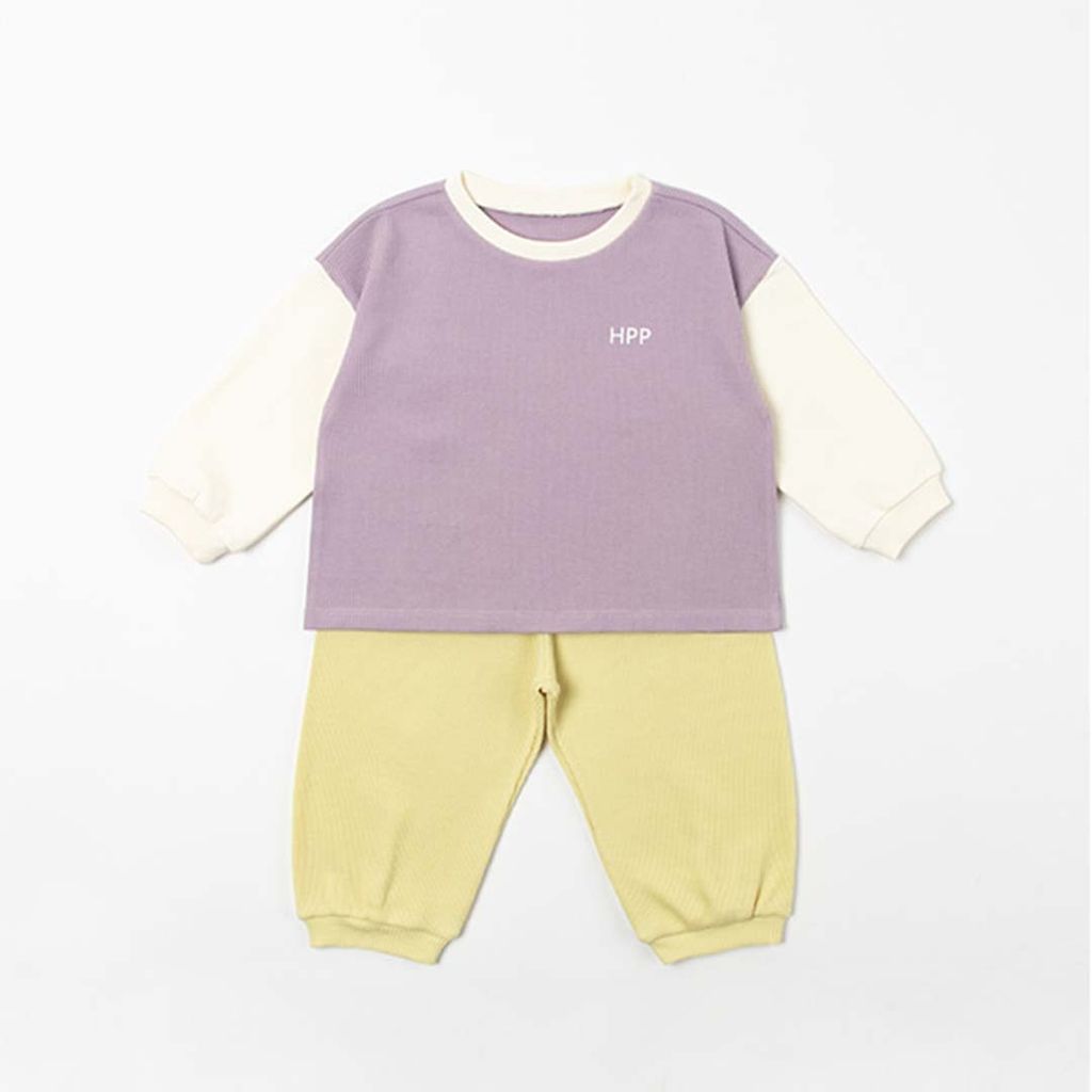 weavebabyloungewear_PURPLE+LEMON GREEN