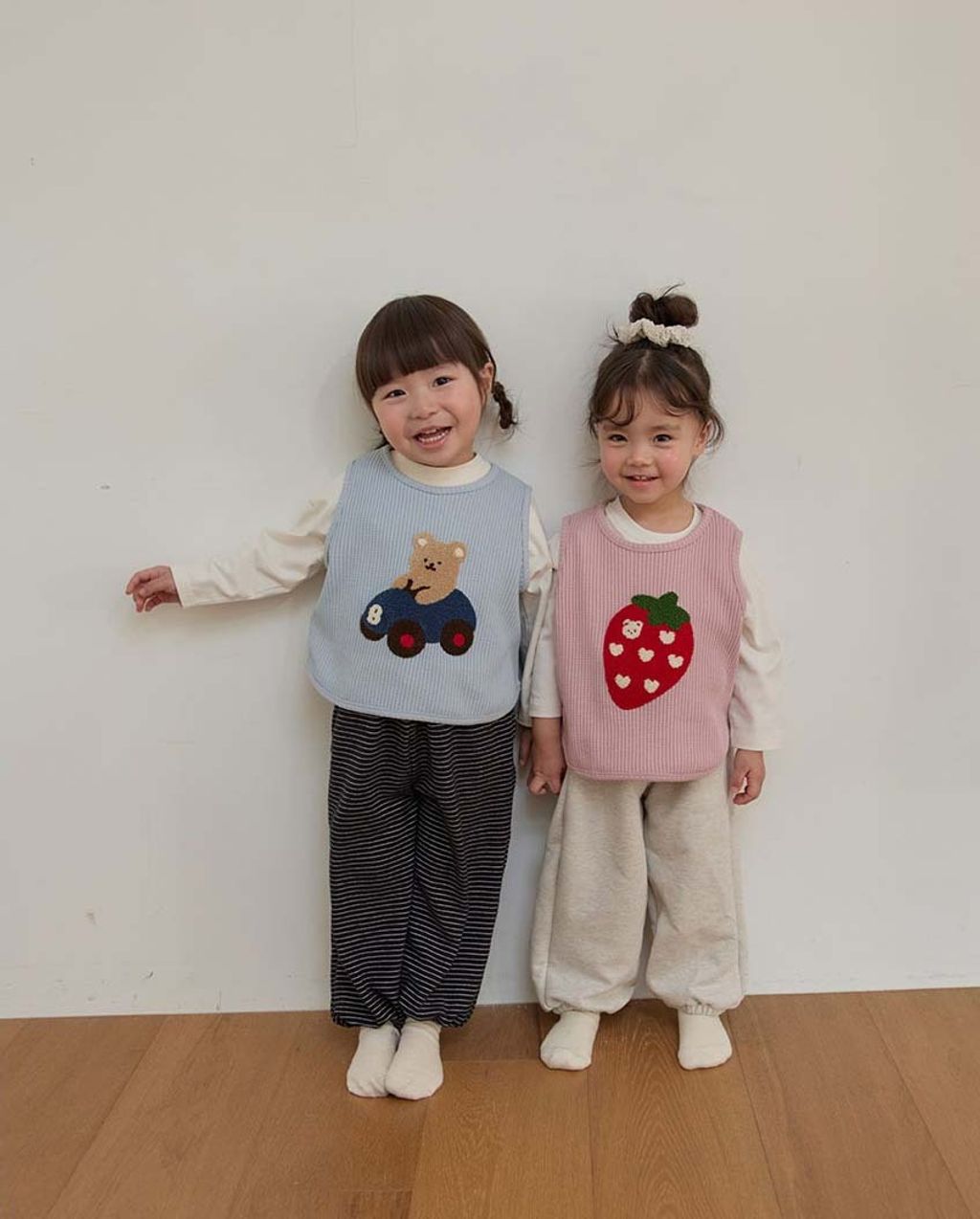 BEBOLIEN車車小熊華夫格背心11