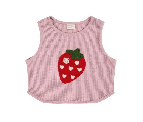 BEBOLIEN草莓華夫格背心16