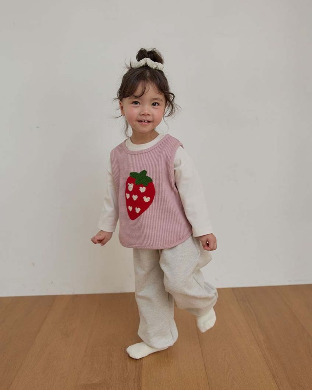 BEBOLIEN草莓華夫格背心05