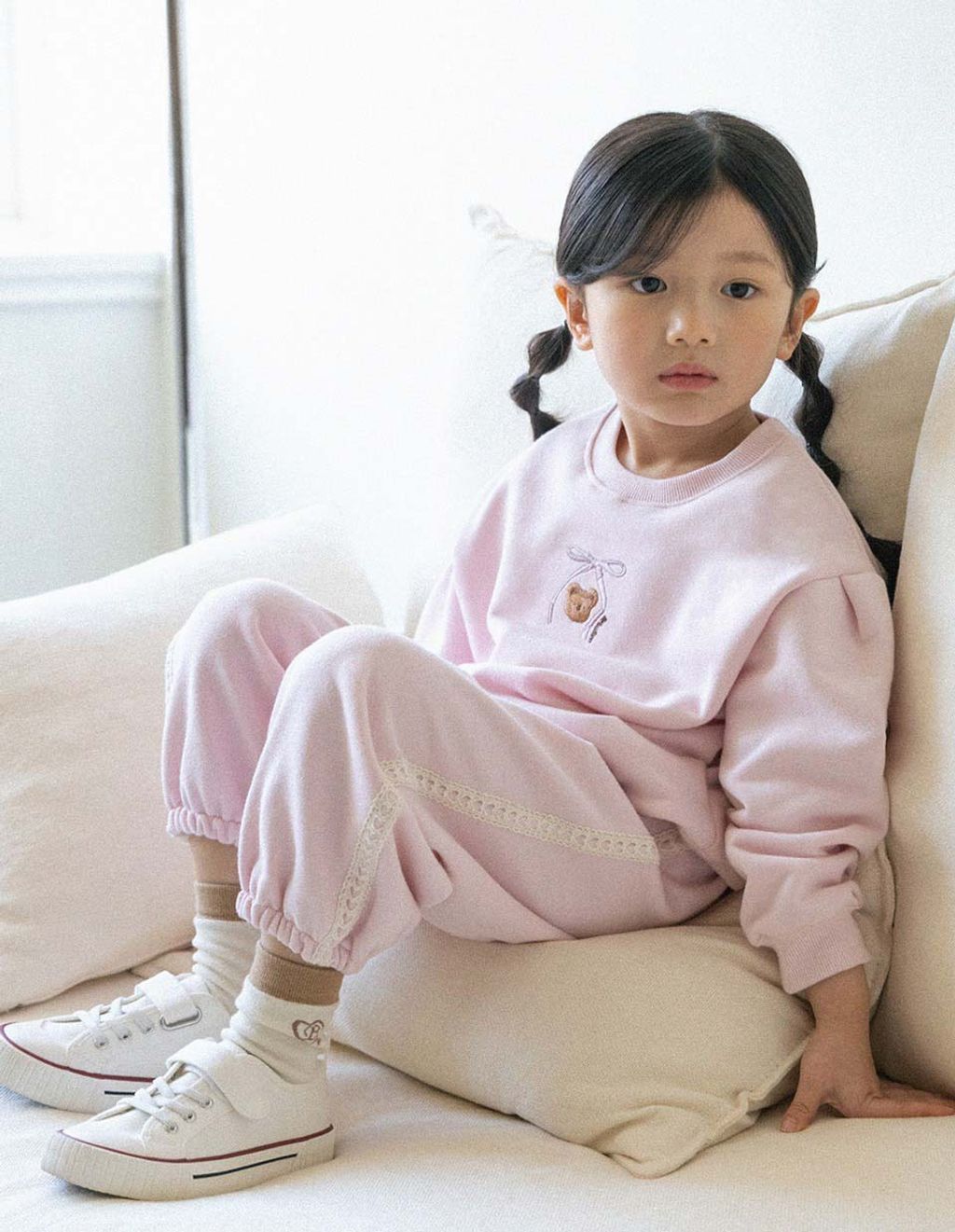 bebolien小熊刺繡蕾絲套裝09