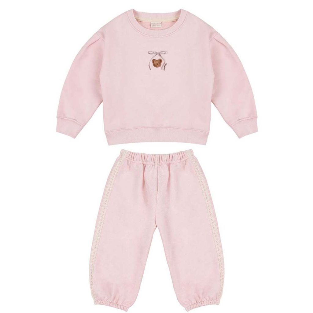 bebolien小熊刺繡蕾絲套裝27