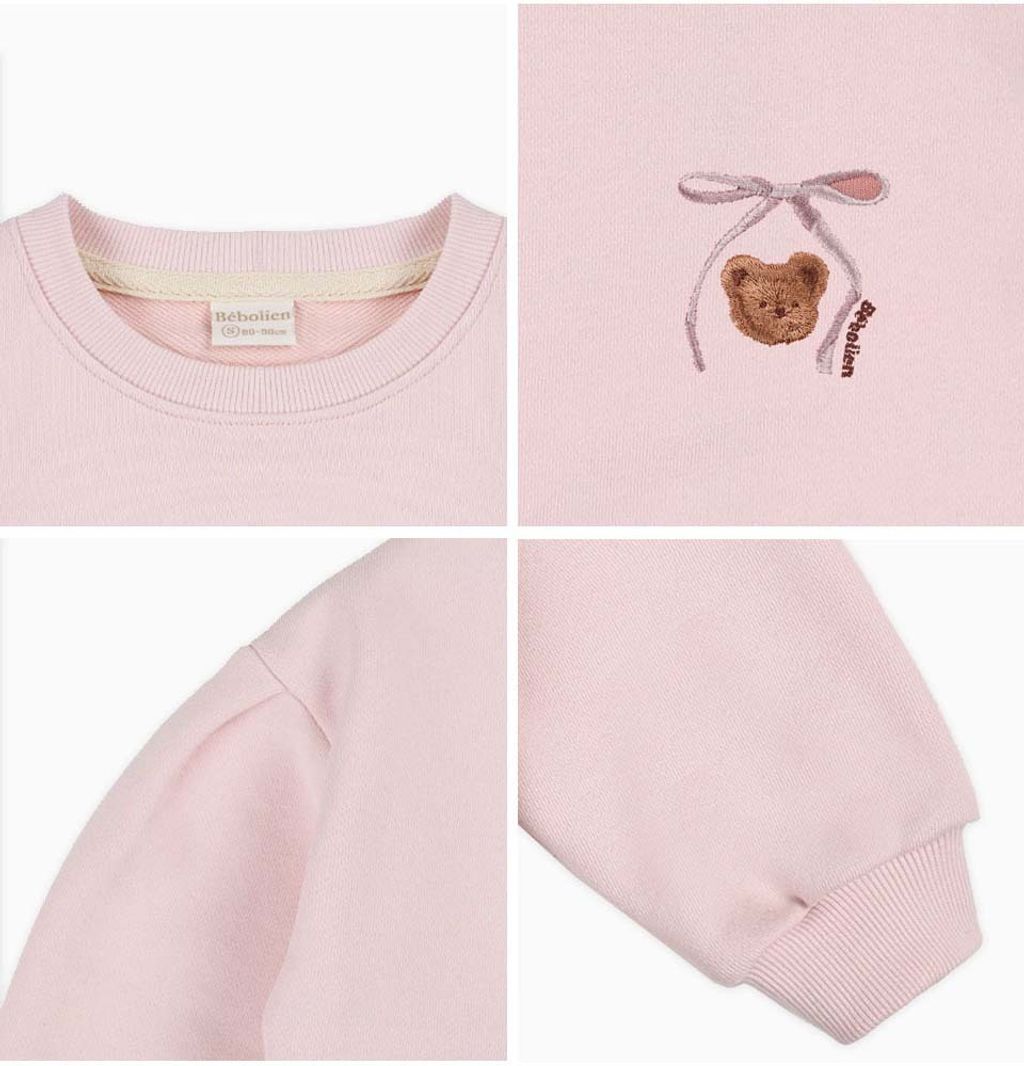 bebolien小熊刺繡蕾絲套裝23