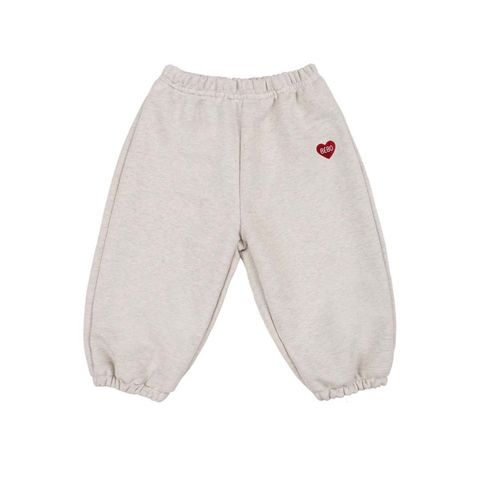 BEBOLIEN愛心刺繡長褲1-1