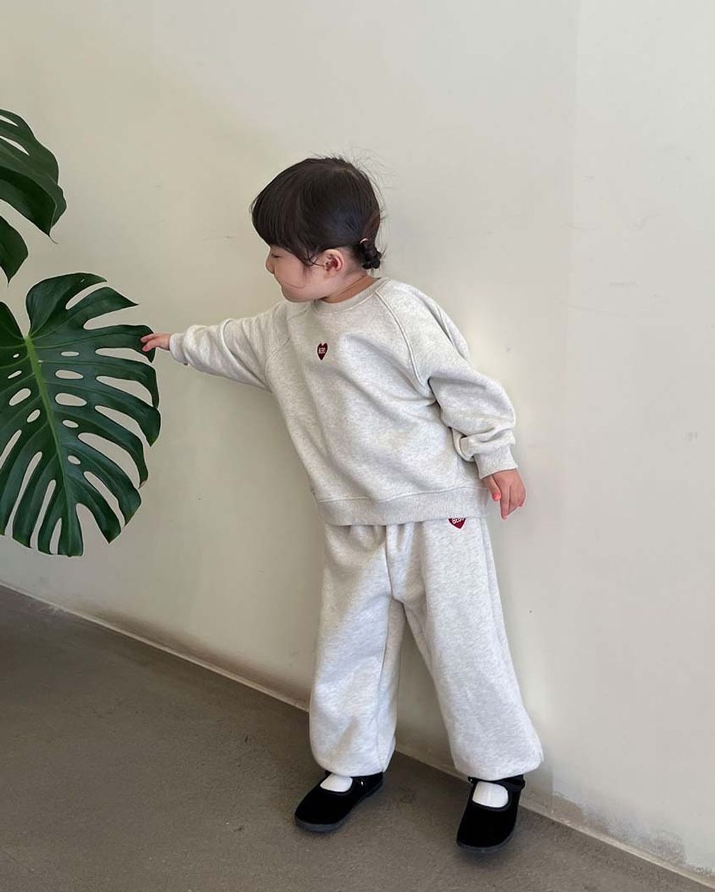 BEBOLIEN愛心刺繡長褲03