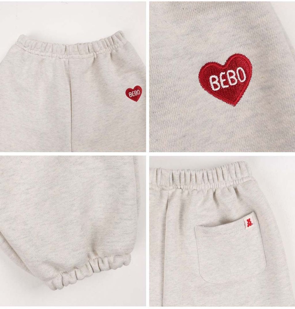 BEBOLIEN愛心刺繡長褲10
