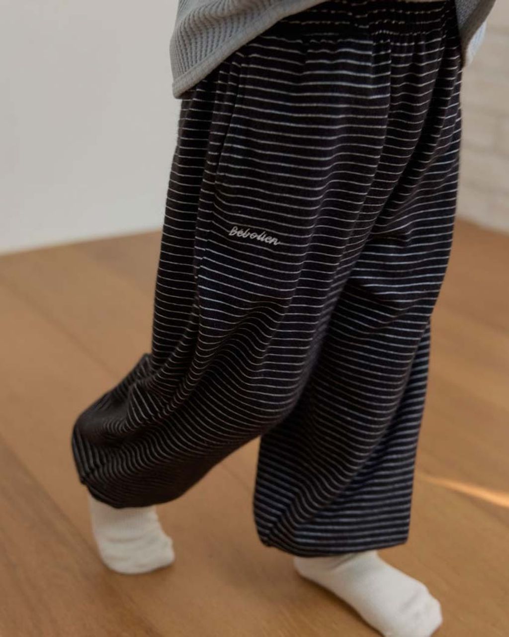 bebolien寬鬆條紋長褲 04