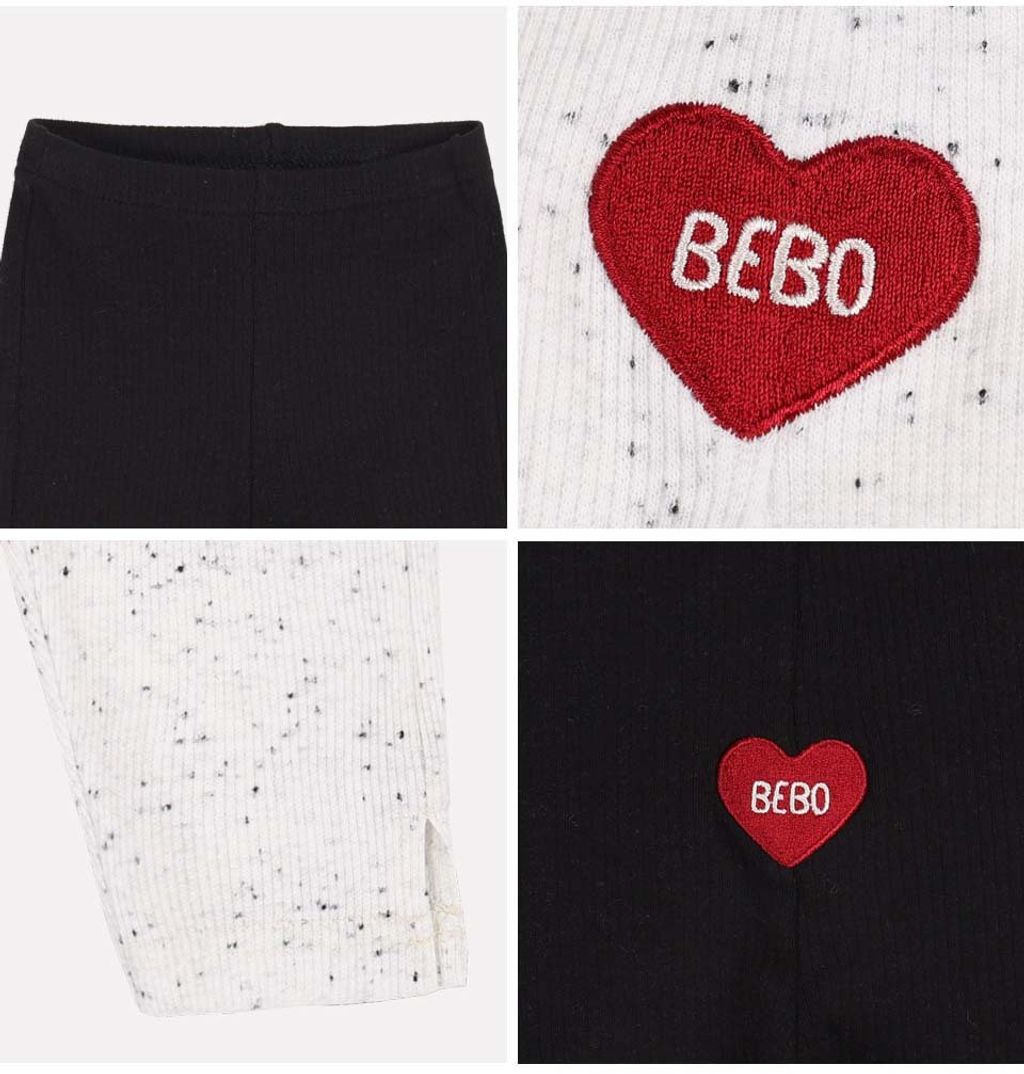 bebolien開叉彈性七分褲 13