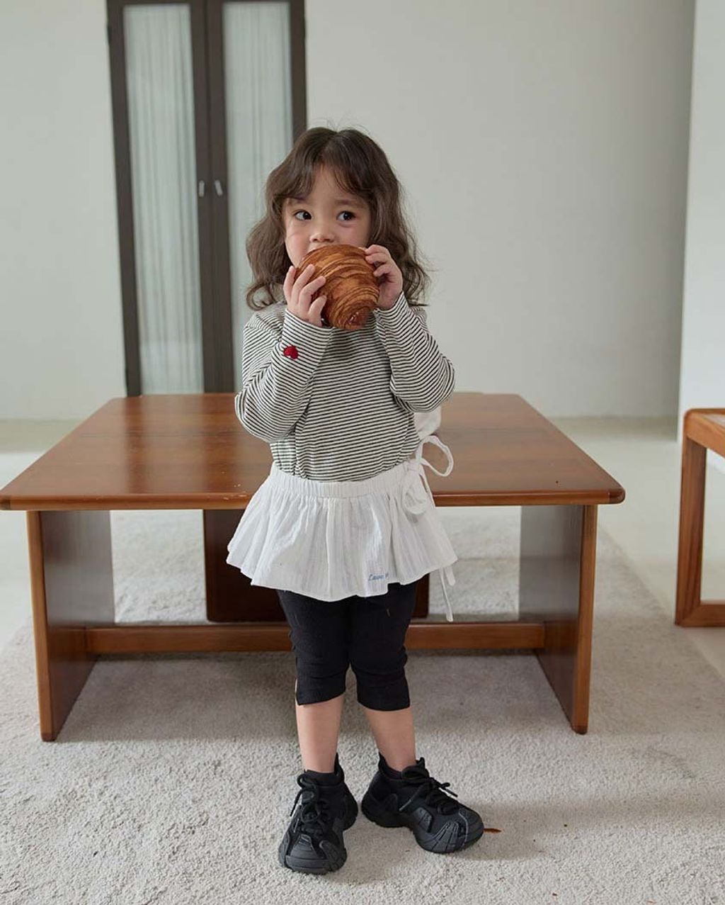 BEBOLIEN愛心刺繡條紋上衣 12