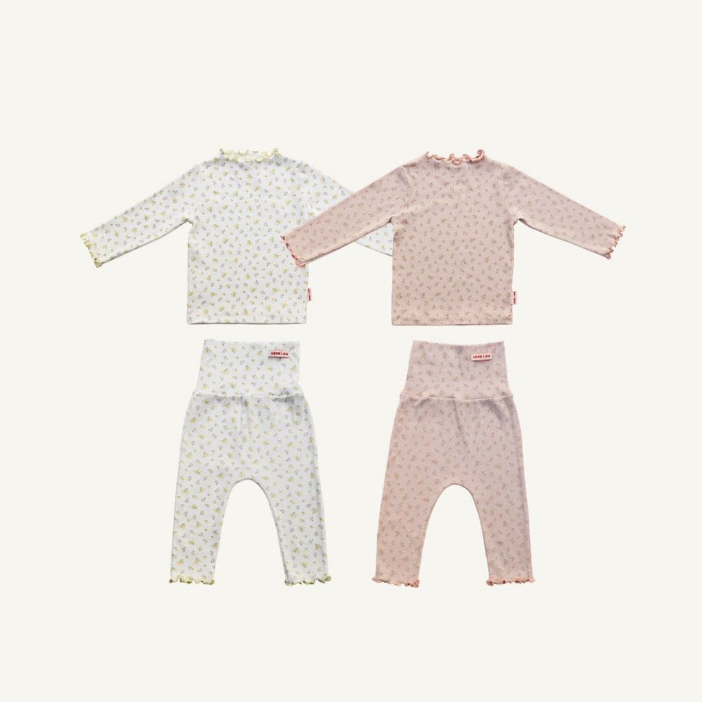 here i am 碎花木耳邊上衣 13